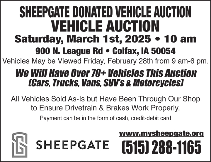 Sheepgate Auction 03/01