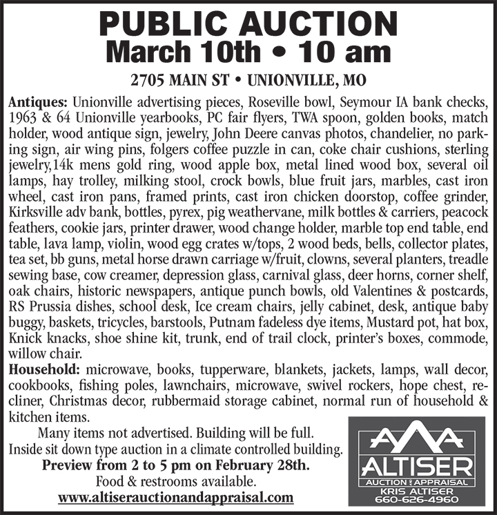 Altiser Auction 03/10