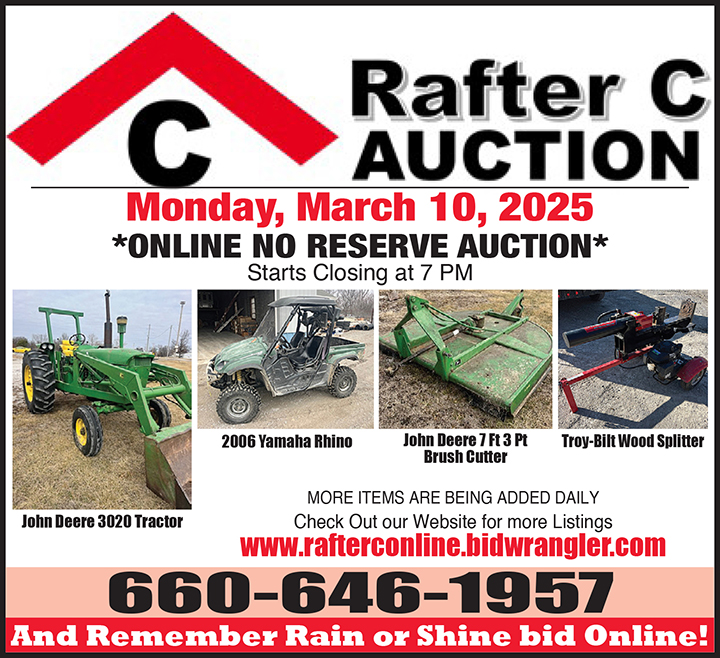 Rafter C Auction 03/10