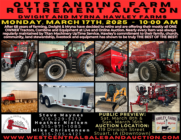 West Central Sales & Auction 03/17