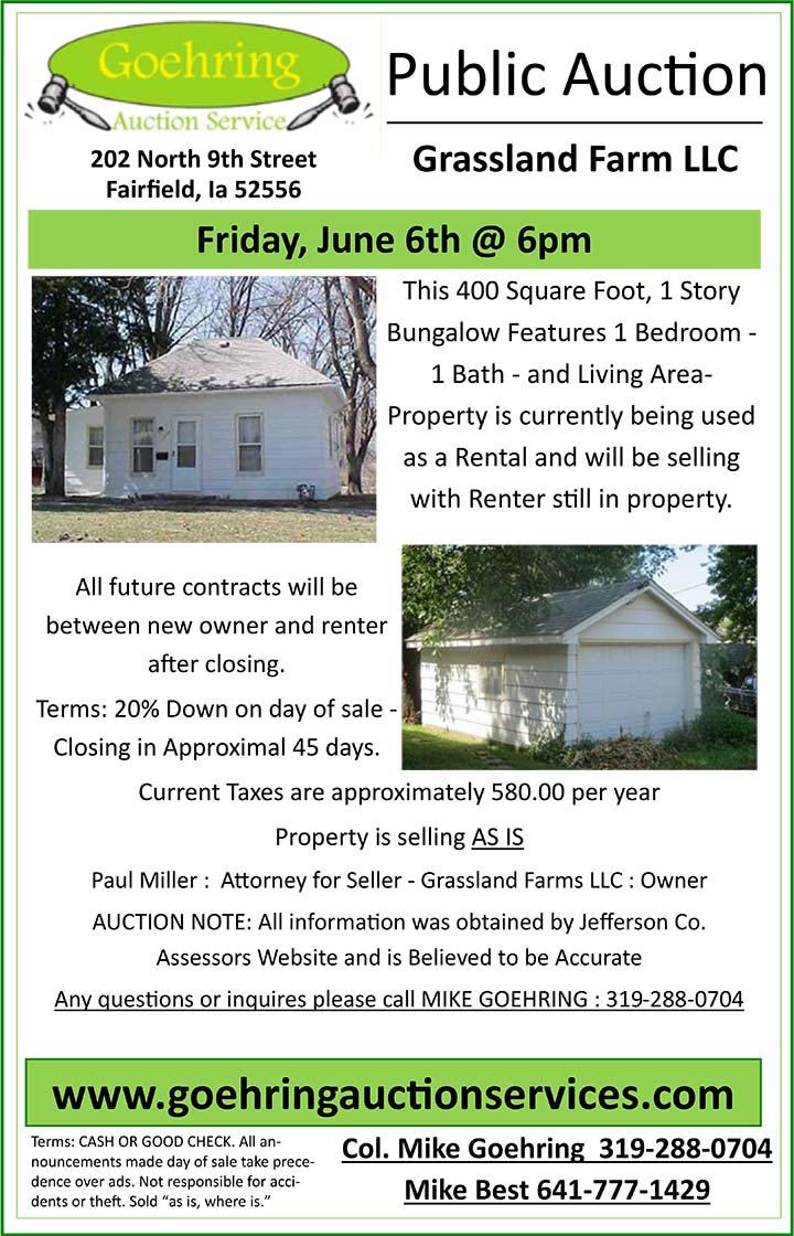 Goehring Auction Service 06/06