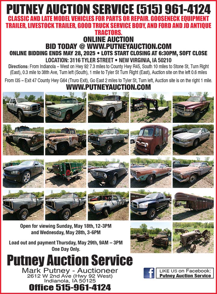 Putney Auction Service 05/28