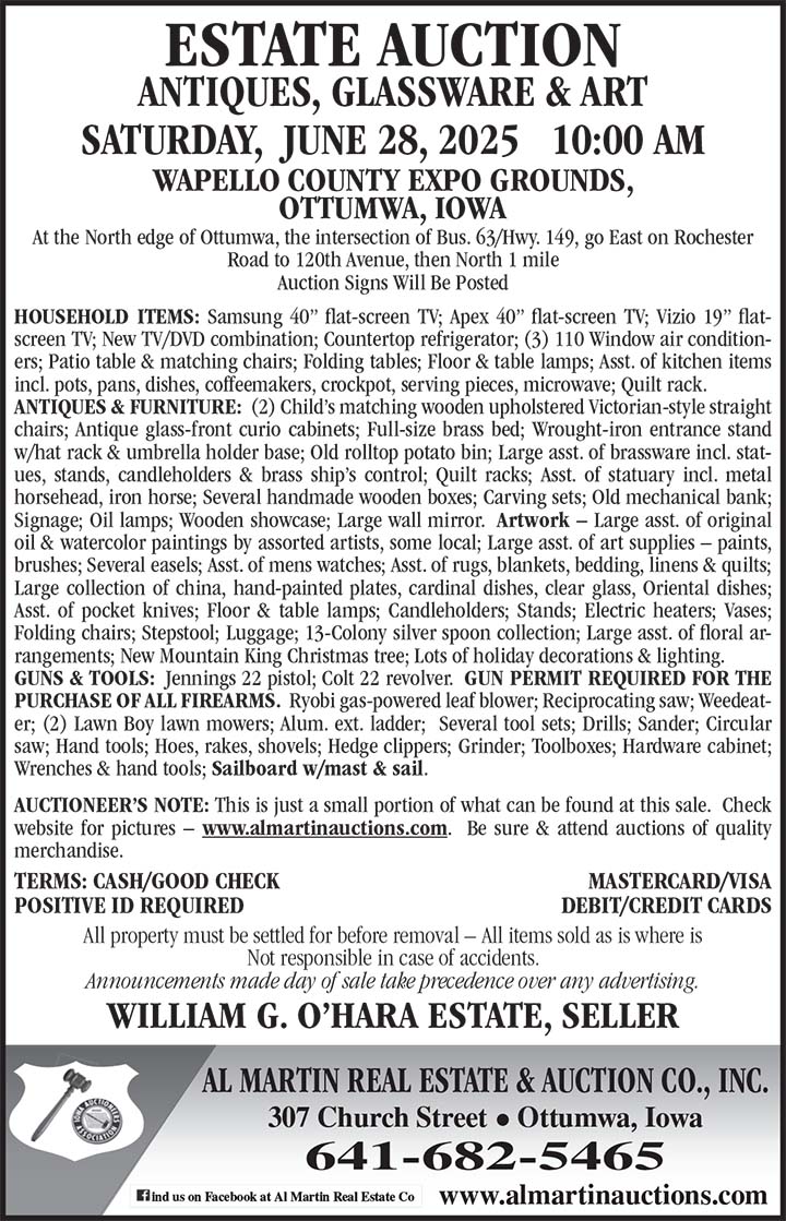 Al Martin Real Estate & Auction Co, Inc 06/28