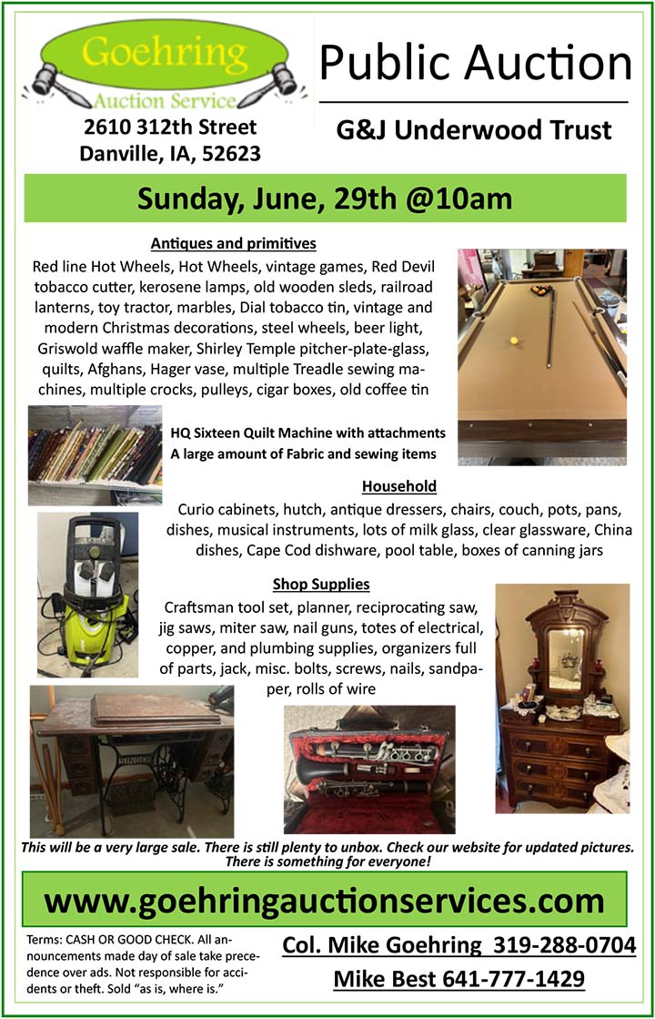 Goehring Auction Service 06/29
